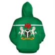 Nigeria All Over Zip-Up Hoodie Horizontal Style BN09