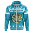Christmas Uzbekistan Coat Of Arms Zip Hoodie JW09