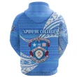Apifoou College Zip Hoodie Tonga Unique Version Blue A7