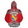 Zip Up Hoodie Tonga Polynesian - Coat Of Arms - Bn12