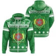 Christmas Turkmenistan Coat Of Arms Zip Hoodie
