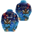 Gold Coast Titans Zip Hoodie Gladiator Naidoc Heal Country! Heal Our Nation