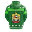 Christmas United Arab Emirates Coat Of Arms Zip Hoodie JW09