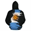 Argentina Hoodie Flag Painting Zip-Up Th5