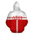 African Delta Sigma Theta Zip-Up Hoodie - Elephant Circle Style - BN01