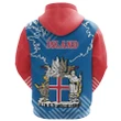 Iceland Zip Hoodie With Special Map K5
