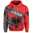 Albania Zip Hoodie Sporty Style
