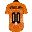 (Custom) Netherlands Lion Short Sleeve Shirt Euro Soccer