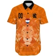 (Custom) Netherlands Lion Short Sleeve Shirt Euro Soccer A27