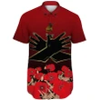 Albania Flag Double Eagle Hand Short Sleeve Shirt