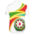 Azerbaijan (White) N Flag Short Sleeve Shirt A15