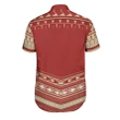 Polynesian Men's Short Sleeve Shirt - Red Style - BN10