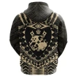 Tongan Tattoo - Tongan Coat Of Arms Zip Hoodie K5