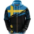 Sweden Zip Hoodie Customized K5