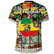 Ethiopia T-Shirt Kid, Ethiopian Orthodox Flag 3 A10
