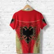 Albania T Shirt Circle Stripes Flag Version K13