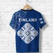 Finland T Shirt Hannunvaakuna Finnish Tattoo K4