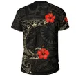 Polynesian Hibiscus T-Shirt Tattoo Style A7