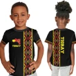 1stTheWorld Tigray T-shirt Kid, Tigray Maps Africa Pattern Black