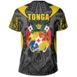 Tonga T-shirt - Kingdom of Tonga Tee Black Gold J0