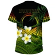 Nukuoro T-Shirts, Micronesia Plumeria Banana Leaves Reggae A02