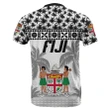 Fiji T-Shirt, Fijian Tapa Coconut Tree All Over Print TH5