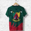Cameroon T Shirt Lion Green K4