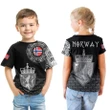 Viking Style T-Shirt Kid Norway Coat Of Arms