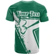(Custom Text) Ireland Personalised T-Shirt - Celtic Shamrock - BN23