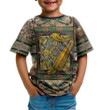 [Kid] Ireland Celtic T-Shirt Ireland Coat Of Arms With Celtic Compass