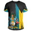 Bahamas Flag Coat Of Arm T-shirt - J4