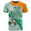 Ireland Celtic T-Shirts Ireland Shamrock With Celtic Patterns