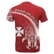Wallis and Futuna T-Shirt Turtle - Wave Polynesian Style TH5