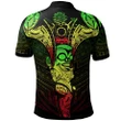 Cook Islands Polo Shirt - Polynesian Tiki Warrior Style Reggae - BN29