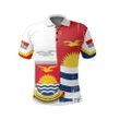 Kiribati Flag Coat Of Arm Polo Shirt - J4
