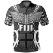 Fiji Polo Shirt - Special Fiji Black White J5