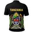 Tanzania Polo Shirt Maasai Shield K4