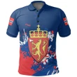 Norway Coat Of Arms Polo Shirt Spaint Style J8W