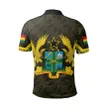 Ghana Coat Of Arm Kente Polo Shirt - J4