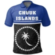 (Custom) Chuuk Islands Coat Of Arms Polo Shirt - Dat Style - JD