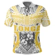 Tonga Polo Shirt - Kingdom of Tonga - Gold Ver J0