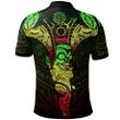 Cook Islands Custom Personalized Polo Shirt - Polynesian Tiki Warrior Style Reggae - BN29