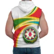 Azerbaijan (White) N Flag Sleeveless Hoodie A15