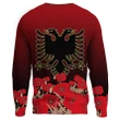 Albania Flag Double Eagle Hand Sweatshirt A15