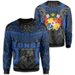 Tonga Sweatshirt , Kingdom of Tonga Black Blue