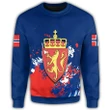 Norway Coat Of Arms Sweatshirt Spaint Style J8W