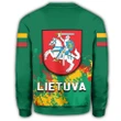 Lithuania Coat Of Arms Sweatshirt Spaint Style J8W