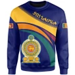 1sttheworld Sri Lanka Lion Coat Of Arms Sweatshirt - J5
