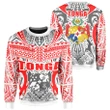 Tonga Sweatshirt , Kingdom of Tonga , White Ver