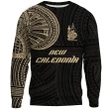 New Caledonia Sweatshirt Polynesian Tattoo Style